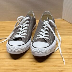 Converse Gray and White Low-Top Sneakers